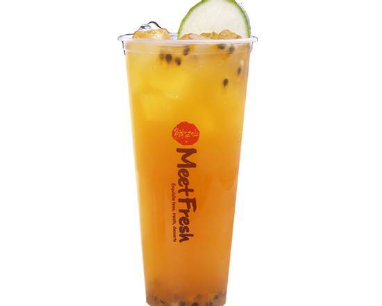Order Mango & Passion Fruit Green Tea  food online from Meet Fresh store, San Mateo on bringmethat.com