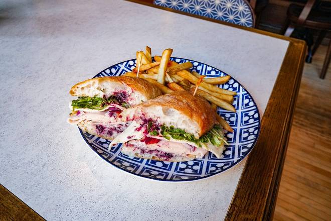 Order Brie Turkey Ciabatta food online from Centraal Grand Cafe & Tappery store, Milwaukee on bringmethat.com