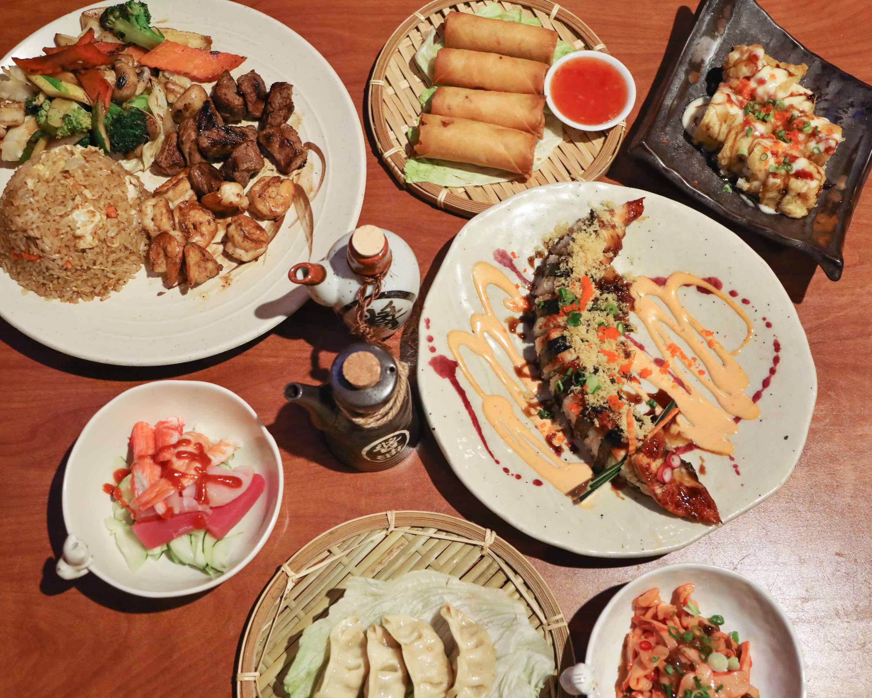 Asahi Japanese Steak and Sushi Menu Atlanta • Order Asahi Japanese