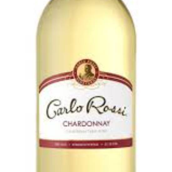 Order CARLO ROSSI CHARDONNAY 1.5LT BOTTLE  food online from Duke Liquor & Jr. Market store, Los Angeles on bringmethat.com