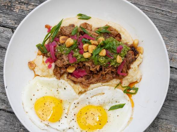 Order Brisket & Eggs food online from Dish Society store, Houston on bringmethat.com