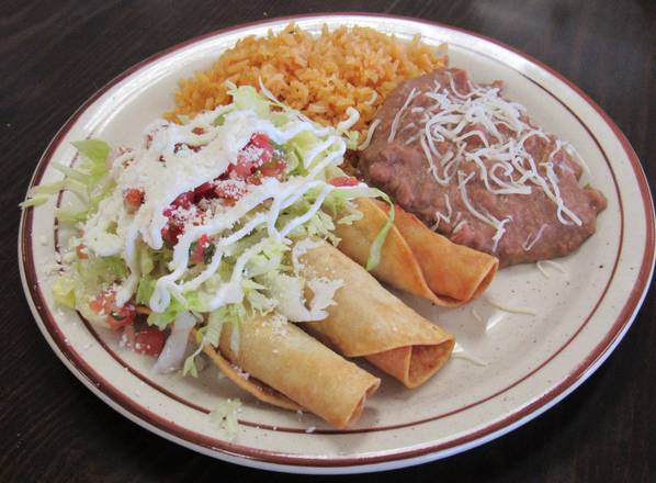 Order Flautas de Pollo food online from De Leon Taco & Bar store, Spokane on bringmethat.com