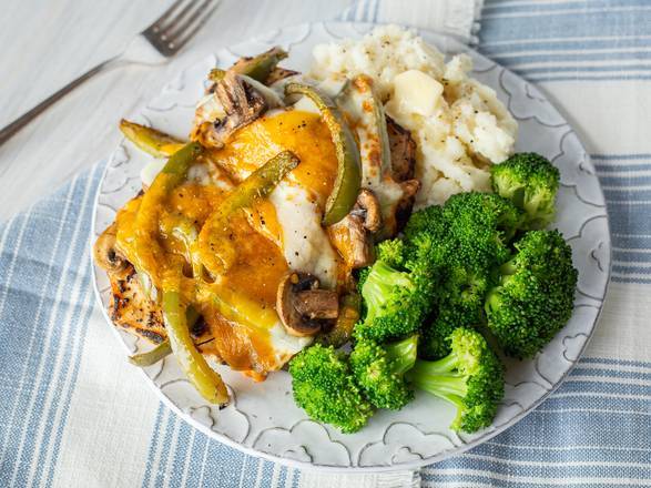 Order Smothered Chicken  food online from Max & Ermas Restaurants store, Monroeville on bringmethat.com