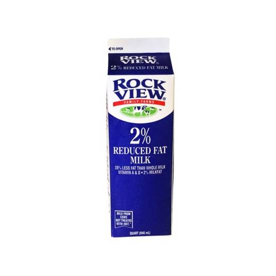 Order Rockview Reduced Fat Milk food online from Santa Monica Liquor store, Santa Monica on bringmethat.com