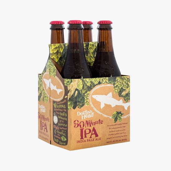 Order Dogfish 90 Minute IPA food online from Santa Monica Liquor store, Santa Monica on bringmethat.com