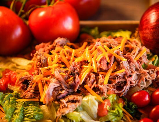 Order BBQ Pork Salad food online from Bar-b-Cutie store, Nashville on bringmethat.com