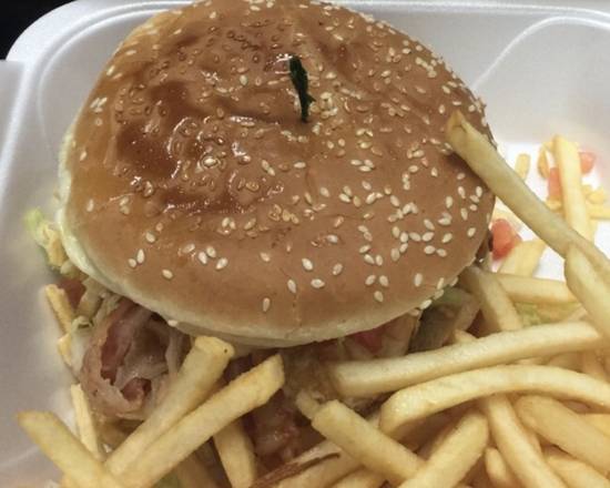 Order Hamburguesa Full Equipo food online from Arepa One store, Hialeah on bringmethat.com