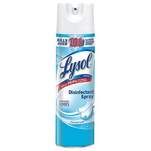 Order Lysol Disinfectant Spray Crisp Linen - 19.0 oz food online from Walgreens store, Chino on bringmethat.com