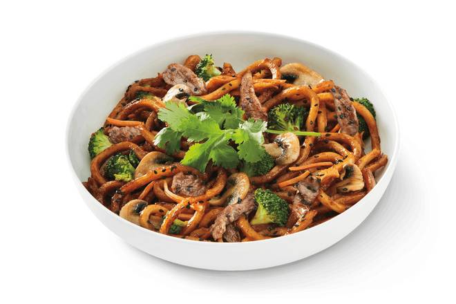 Order Japanese Pan Noodles with Marinated Steak food online from Noodles & Company store, Minneapolis on bringmethat.com