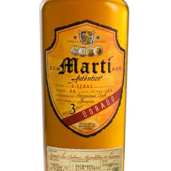 Order MARTI DORADO RUM 750ML food online from Rocky Liquor store, Claremont on bringmethat.com