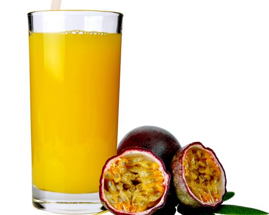 Order Passion Fruit Juice (16 oz) food online from 787 Mofongo store, Orlando on bringmethat.com