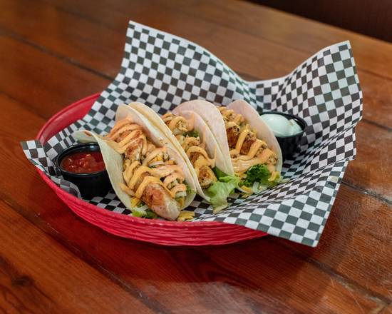 Order Chicken Tacos food online from Black Hammock Restaurant store, Oviedo on bringmethat.com