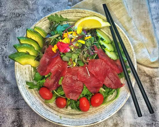Order Spicy Tuna Salad food online from Pla-tu Sushi Thai Tapas store, South Miami on bringmethat.com