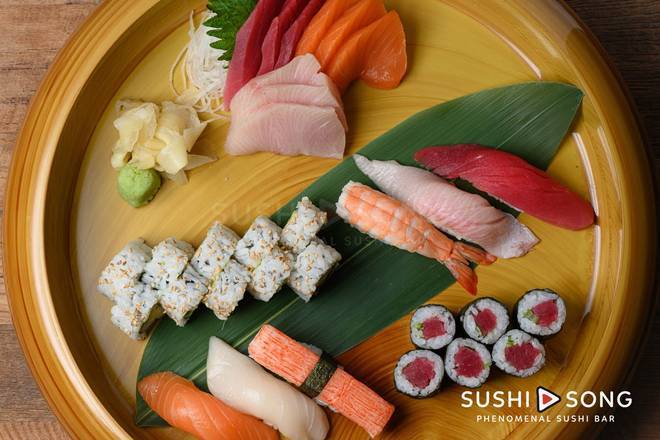 Order Sushi and Sashimi Combination food online from Sushi Song Key West store, Key West on bringmethat.com
