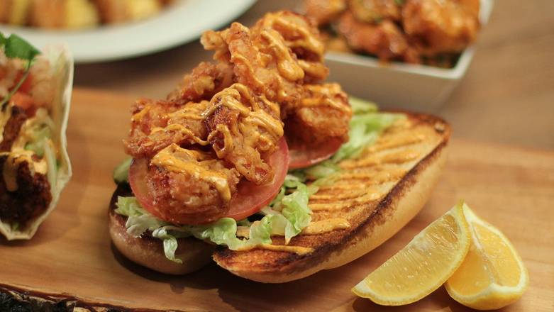 Order Shrimp Po Boy food online from Hickory Tavern store, Holly Springs on bringmethat.com