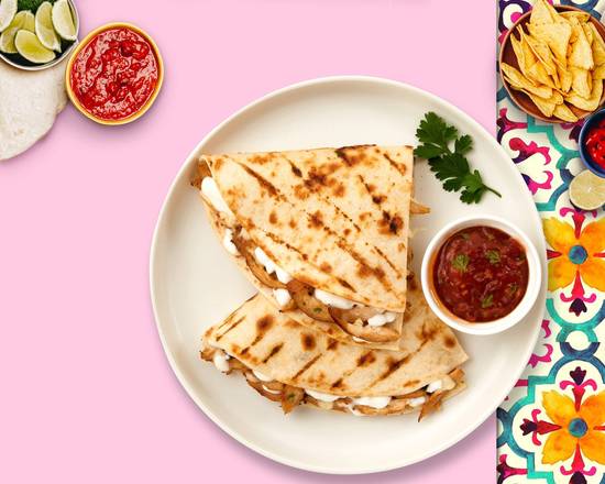 Order Carnitas Quesadilla food online from Fuego Mexican Grill store, Lakewood on bringmethat.com