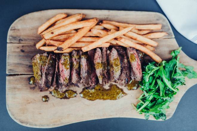 Order Chimichurri Skirt Steak food online from Office Tavern Grill store, Morristown on bringmethat.com