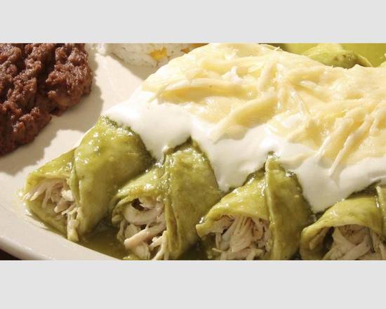 Order Enchiladas Suizas Family Packs food online from Chihua Restaurant & Bar store, El Paso on bringmethat.com