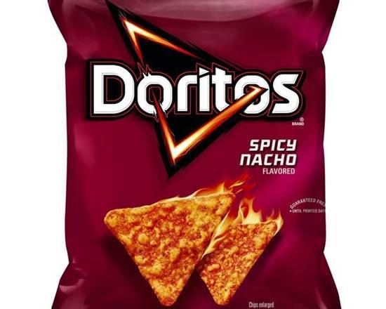 Order Doritos Spicy Nacho 2.5 oz  food online from Fresko Market store, Miami on bringmethat.com