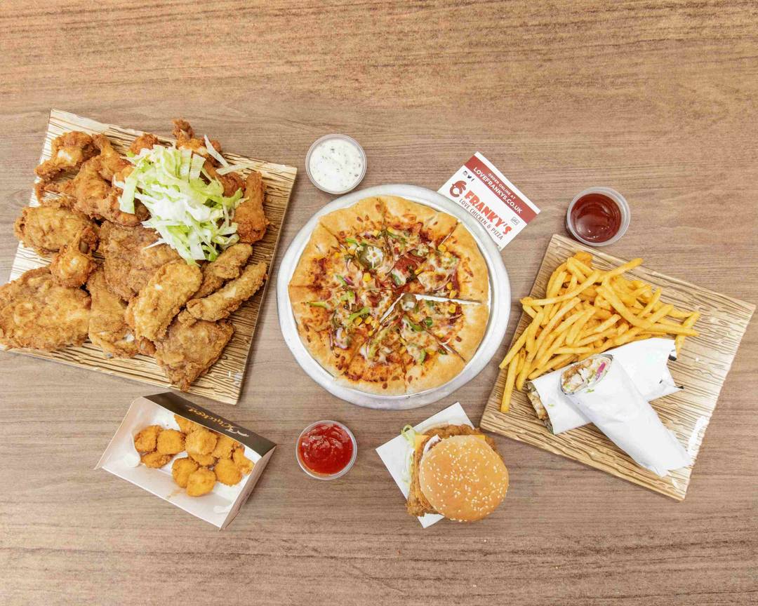 Frankys Love Chicken & Pizza Menu Takeaway in Blackpool Delivery