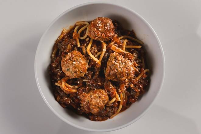 Order SPAGHETTI + MEATBALLS food online from Romano's Macaroni Grill - Carrollwood store, Tampa on bringmethat.com