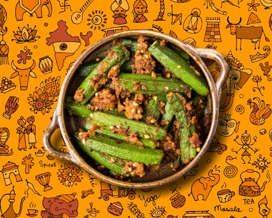 Order Okra Classic food online from Gunpowder Cafe store, Laurel on bringmethat.com