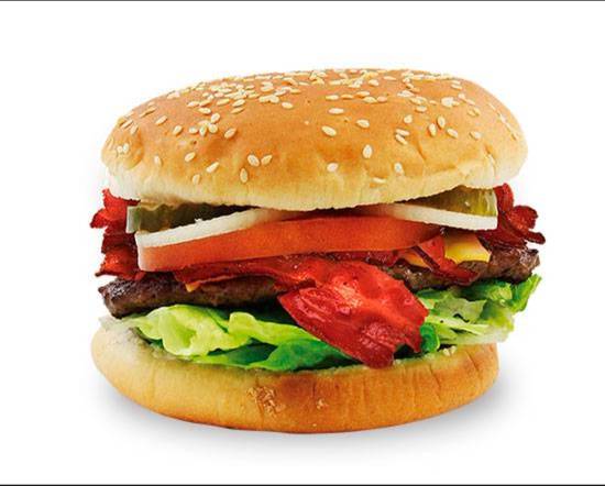 Order Bacon Cheeseburger only food online from Kennedy Fried Chicken store, The Bronx on bringmethat.com