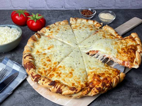 Order 14" Large Double Decker Pizza food online from Bill's Pub North store, Grayslake on bringmethat.com