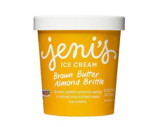 Order Brown Butter Almond Brittle (GF) by Jeni's Splendid Ice Cream food online from Barzotto store, Palo Alto on bringmethat.com
