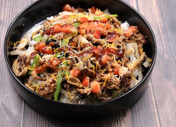 Order PORK BOWL food online from Pepperjax Grill store, Cedar Falls on bringmethat.com