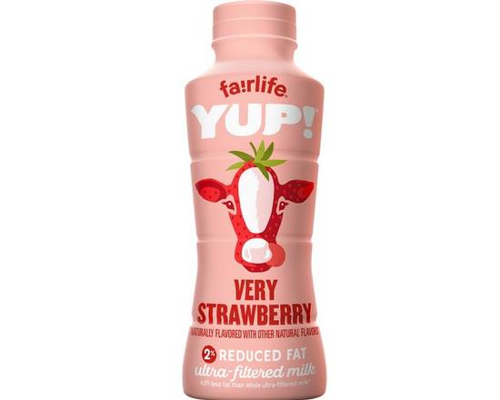 Order Fairlife YUP Strawberry Milk 14oz food online from Fresko Market store, Miami on bringmethat.com