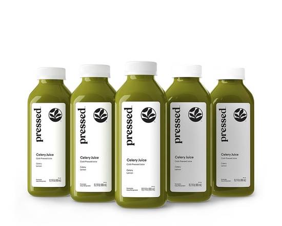 Order 5 Celery Juices food online from Pressed store, Beverly Hills on bringmethat.com