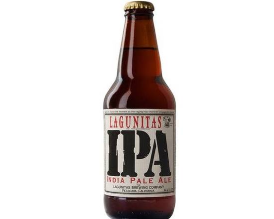 Order Lagunitas IPA, 12oz bottle beer (6.2% ABV) food online from Thai Treasure store, Arlington on bringmethat.com