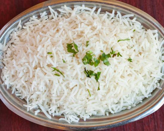 Order Plain White Rice food online from Tandoori India Cuisine store, Santa Ana on bringmethat.com