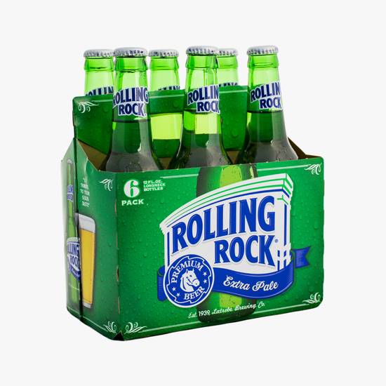 Order Rolling Rock Extra Pale food online from Santa Monica Liquor store, Santa Monica on bringmethat.com