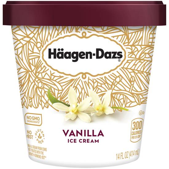 Order Haagen-Dazs Vanilla Ice Cream, 14 OZ food online from Cvs store, LINCOLN on bringmethat.com