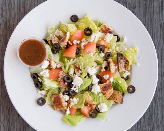 Order Greek Salad food online from Empire Lounge And Pizzeria store, South Miami on bringmethat.com