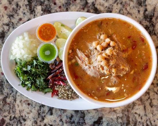Order Consome de Barbacoa de Borrego food online from Taqueria Don Victor No. 2 store, Anaheim on bringmethat.com
