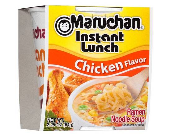 Order Maruchan Instant Lunch Chicken Flavor, 2.25 Ounce (cup) food online from Turbo Merce store, Alpharetta on bringmethat.com