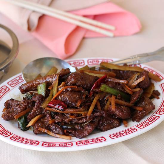Order Szechwan Beef food online from Mandarin King store, Laguna Beach on bringmethat.com