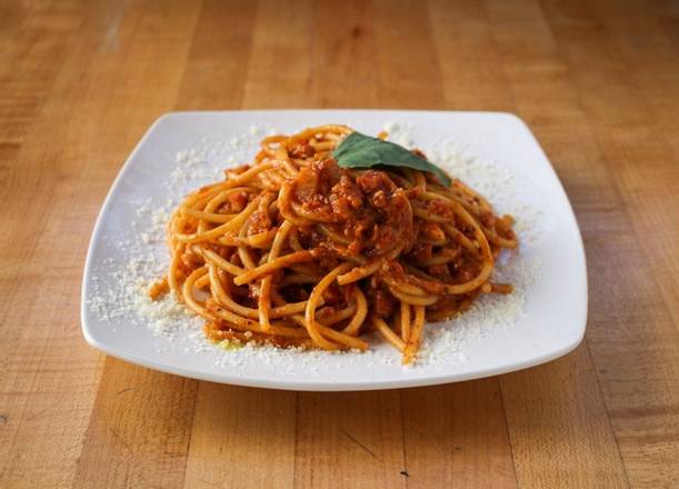 Order Spaghetti Amatricana food online from Pummarola store, Coral Gables on bringmethat.com