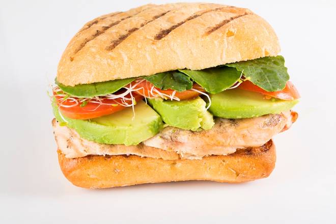 Order Grilled Chicken BLT Panini food online from F2o Fresh to Order store, Johns Creek on bringmethat.com
