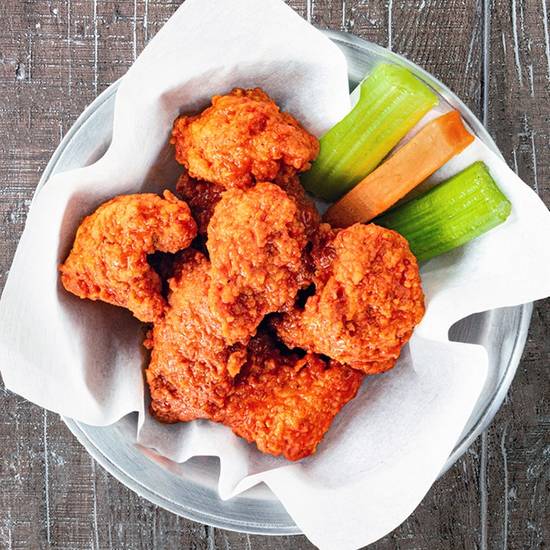 Order Small (8) Boneless Wings food online from Buffalos Cafe store, Dacula on bringmethat.com
