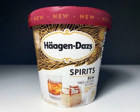 Order Haagen Dazs Spirits Rum Tres Leches Pint food online from Fresko Market store, Miami on bringmethat.com