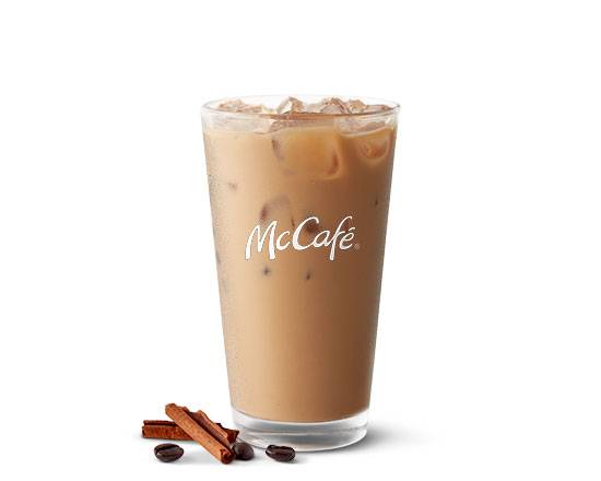 Order Medium Iced Pumpkin Latte food online from McDonald's store, Miami on bringmethat.com