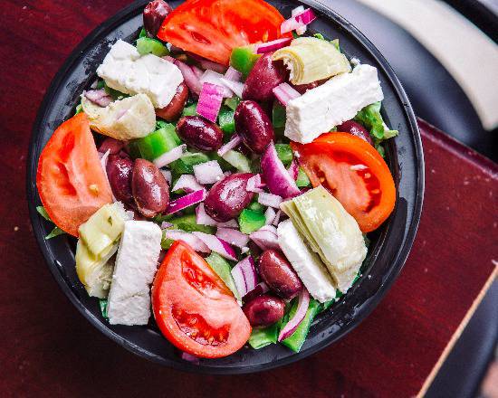 Order Papa Ray's House Individual Salad food online from Papa Rays Pizza & Wings store, Des Plaines on bringmethat.com