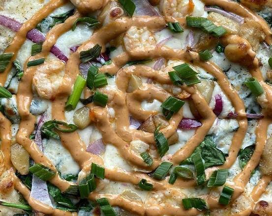 Order Shrimp Remoulade Pizza food online from Mid City Pizza store, New Orleans on bringmethat.com
