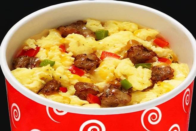 Order Bacon, egg and cheese breakfast BOWL food online from Breakfast, Burgers & Tax-Mex Express store, Cedar Park on bringmethat.com