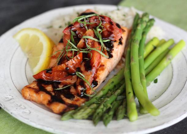 Order Herb-Grilled Salmon  food online from Max & Ermas Restaurants store, Monroeville on bringmethat.com