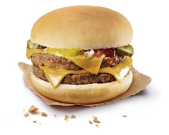 Menu Double Cheeseburger
